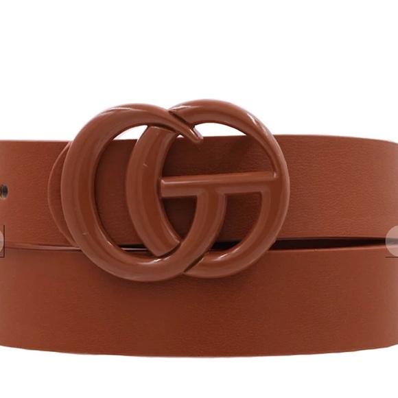 #22 Color Coated Fabulous Faux Leather Belt - Picture 1 of 1